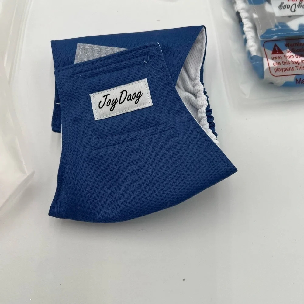 JoyDaog Reusable Belly Bands for Small Dogs, 3 Pack Premium Washable Dog Diapers